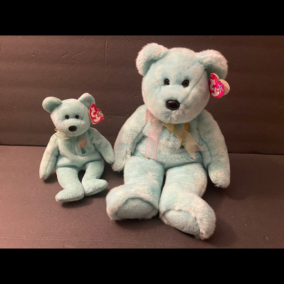 Ty Beanie Babies Ariel one big and one small - Picture 1 of 6